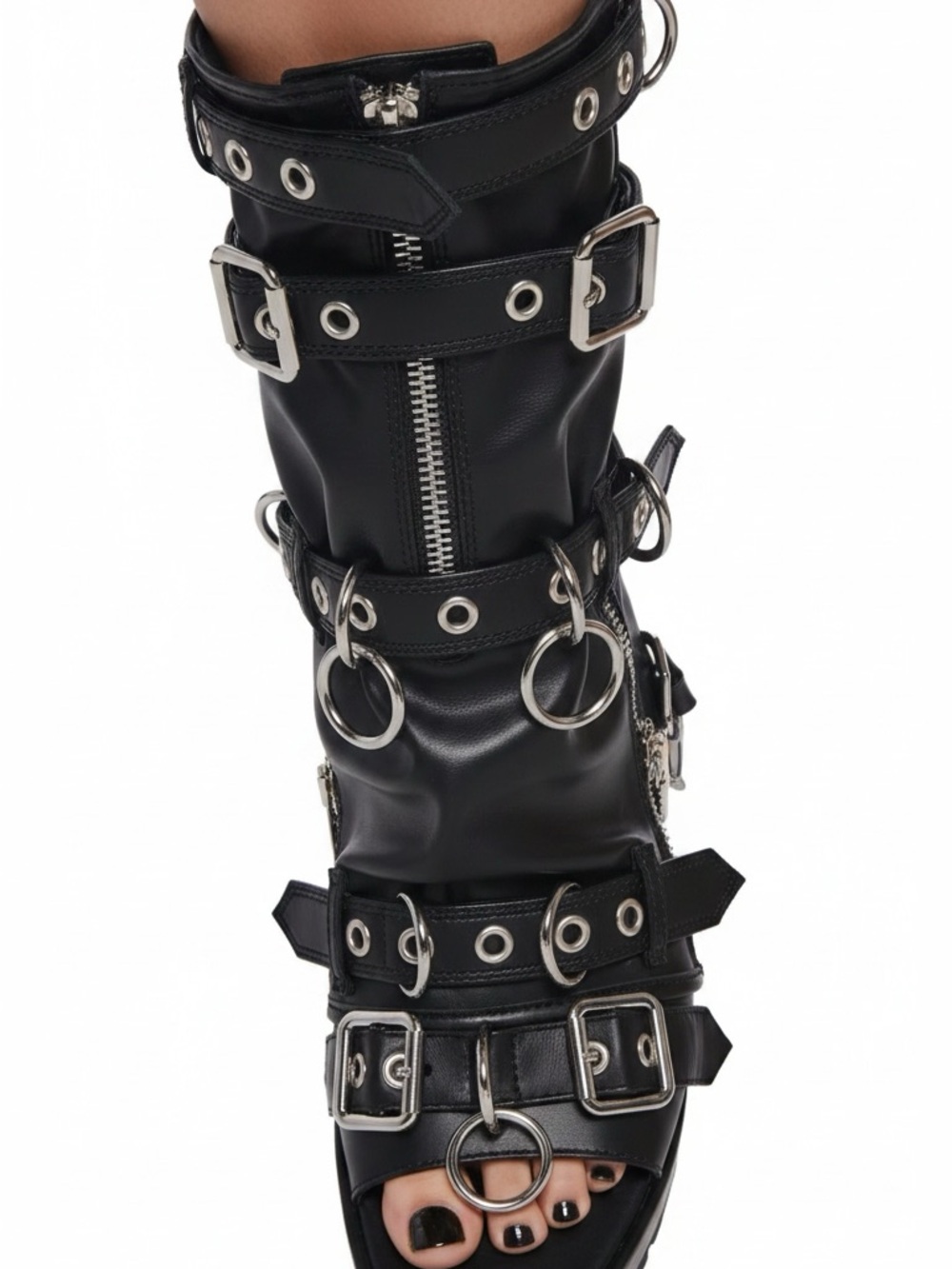 DOLLSKILL CURRENT MOOD GLAMOUR INDUSTRIAL PLATFORM SANDALS - Picture 4 of 7